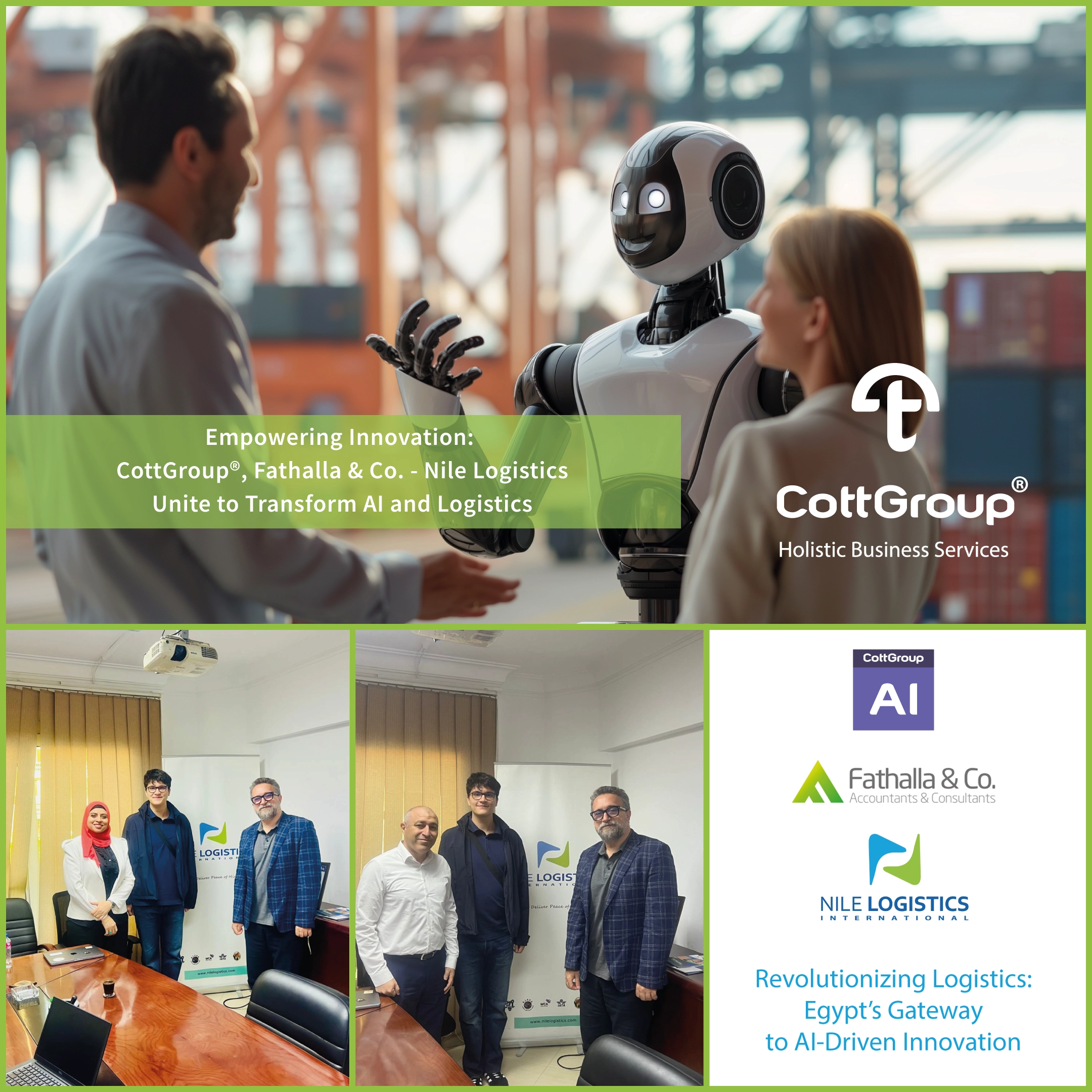 Strategic Alliance Unveiled: CottGroup®, Fathalla & Co. & Nile Logistics